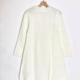 Ecru Knitted Long Sleeves Mini Dress / BA&SH - Size 2