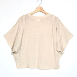 Ecru Linen KYANZA Logo T-shirt / ISABEL MARANT ETOILE - Size M