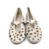 Ecru REJOICE-S Eyelet Detail Mary Janes / FOZAZA X STEVE MADDEN - Size 40