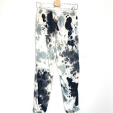 Ecru Tie-dyed Drawstring Silk Jogger / MIJO BY MICHELLE JONAS - Size S