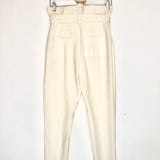 Ecru Wool ANPIN High-waisted Trousers (+ belt) / IRO - Size 36
