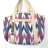 Ecru/Multicolor Cotton DARWEN Ikat Print Tote Bag / ISABEL MARANT - One Size