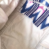 Ecru/Multicolor Cotton DARWEN Ikat Print Tote Bag / ISABEL MARANT - One Size