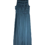 Deep Teal DELIA Pleated Maxi Dress / ULLA JOHNSON - Size 4