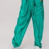 Electric Green OLGA High-rise Tapered Track Pants / ISABEL MARANT - Size 36