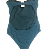Emerald Green Strapless Swimsuit / PRISM - Size 40