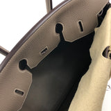 Etoupe Togo Birkin 35 Palladium Hardware / HERMES