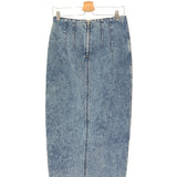 Faded Blue ETANA Asymmetric Denim Midi Skirt / IRO - Size 38