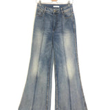Faded Blue RYTHMIC Super Flare Jeans / ZIMMERMANN - Size 28
