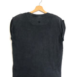 Faded Grey Cotton Pad T-shirt / ANINE BING - Size XS