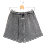 Faded Grey Relaxed Jersey Shorts / FELLE - Size XXS