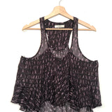 Faded Night SLIMEA Printed Top / ISABEL MARANT ETOILE - Size 36