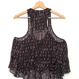 Faded Night SLIMEA Printed Top / ISABEL MARANT ETOILE - Size 36