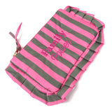Family Power Ruffled Striped Pochette