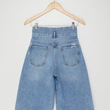 Far Out Distressed Denim Shorts / SANDRO - Size 34