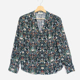 Floral Printed Long Sleeves TINK Blouse / ZADIG & VOLTAIRE - Size 36