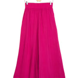 Fuchsia Wide Leg Fluid Pants / ATTIC AND BARN - Size 42