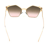 Geometric Gradient Lens Bead-embellished Sunglasses / FENDI