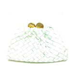 Glacier and Muse Brass TEEN Pouch Clutch Bag / BOTTEGA VENETA