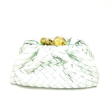 Glacier and Muse Brass TEEN Pouch Clutch Bag / BOTTEGA VENETA