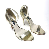 Gold Heeled Sandals / ALICE + OLIVIA - Size 37.5