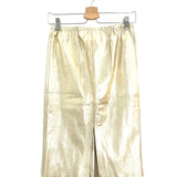 Gold JADEN Metallic Leather Pencil Midi Skirt / ZADIG & VOLTAIRE - Size 38