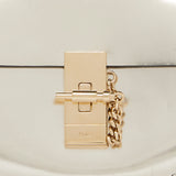 Gold Laminated Mini DREW Crossbody Bag / CHLOE