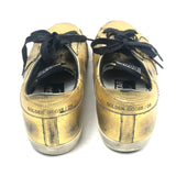 Gold Leather Low Top Sneakers / GOLDEN GOOSE - Size 37