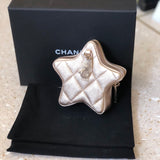 Gold Leather Star Coin Purse (Cruise 2024) / CHANEL