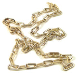 Gold Metal MIA Long Phone Chain / LA COQUE FRANCAISE - Size 120 cm