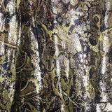 Gold Metallic Paisley Baroque CHIBA Mini Dress / BA&SH - Size 0