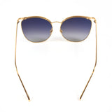 Gold Oversized Sunglasses / LINDA FARROW