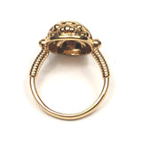 Gold Plated HOPIUM Beetle Ring  / LUBIE PARIS