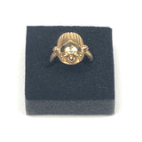 Gold Plated HOPIUM Beetle Ring  / LUBIE PARIS