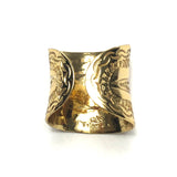 Gold Plated CANCUN Adjustable Ring / GAS BIJOUX