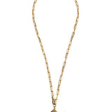 Gold Plated Labradorite Stone Necklace / HANKA IN