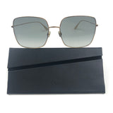 Gold Square-frame DIORSTELLAIRE Gold Hardware Sunglasses / DIOR