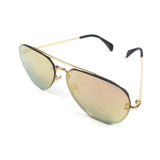 Gold Tone Aviator Metal Sunglasses / CELINE