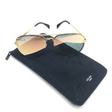 Gold Tone Aviator Metal Sunglasses / CELINE