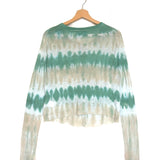 Green and Beige NINON Tie-dyed Linen Cardigan / ZADIG & VOLTAIRE - Size M
