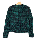 Green and Black Tweed Cropped Vest / SANDRO - Size 38