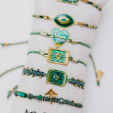 Green Cord Bracelets