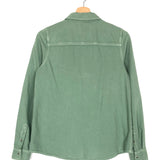 Green Denim SERVANNE Front Snaps Shirt / SEZANE - Size 34