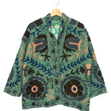 Green Embroidered Jacket