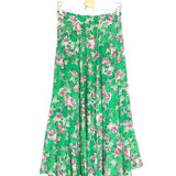 Green JOYO Print Roses Midi Skirt / ZADIG & VOLTAIRE - Size 36