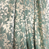 Green Lurex Embellished Maxi Dress with Cape / MAJE - Size 34