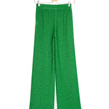 Green Metallic SMITH Pants / SCARLET ROOS - Size 1