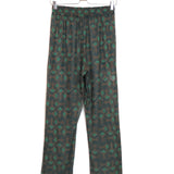 Green Pattern Lightweight Stretch Jersey Pants / PARIOCA - Size 1