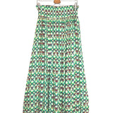 Green PHILO Printed Elastic Waist Maxi Skirt / BELLEROSE - Size 1