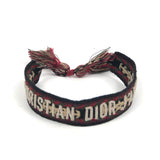 Green & Red Woven Bracelet / CHRISTIAN DIOR